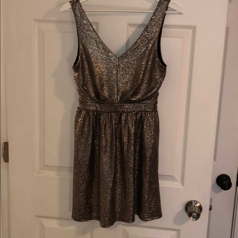 NWT shiny gold dress. Perfect for NYE. 🎉